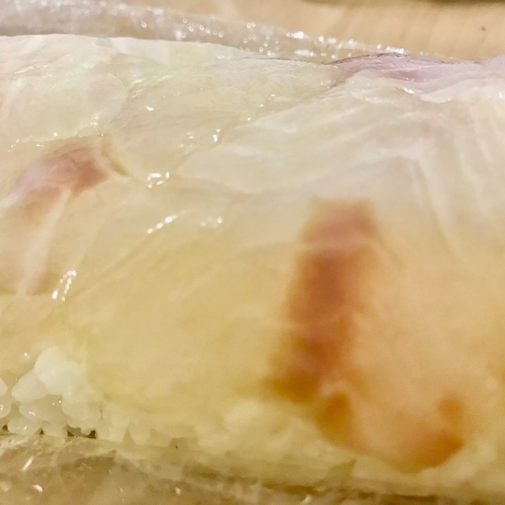 鯛の昆布締め寿司